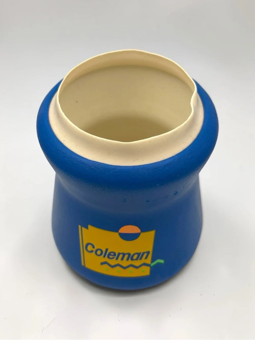 Vintage Coleman Tuffoam Koozie Insulated Can Cooler Blue Retro Springfield, MO - Picture 3 of 16